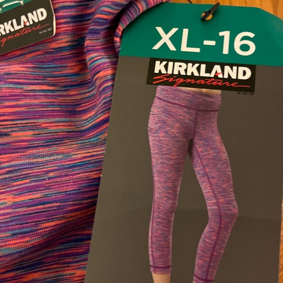 NWT Kirkland Signature active leggings XL 16 - Picture 2 of 9
